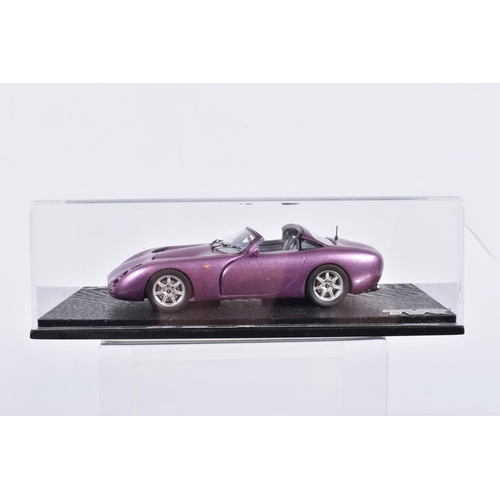 113 - FIVE BOXED SPARK MODEL MINIMAX VEHICLES, the first is a TVR Tuscan 400R no96 Le Mans 2004, L. Tomlin... 