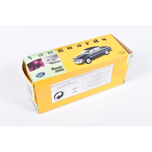 119 - TWELVE BOXED VANGUARDS ROVER DIE CAST MODEL VEHICLES , to include five 1:43 scale Rover 3500 V8 mode... 