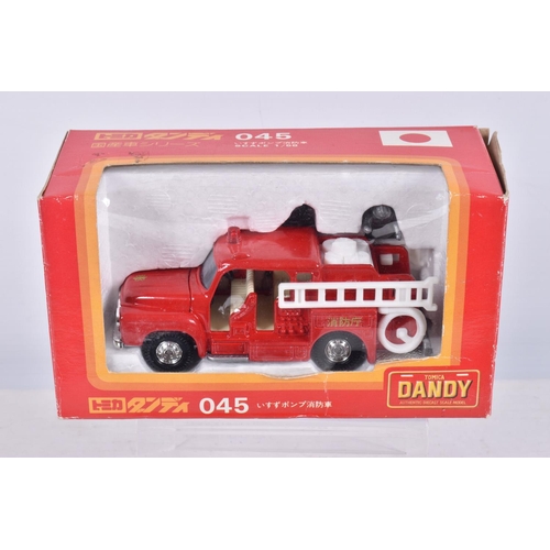 123 - A QUANTITY OF ASSORTED BOXED JAPANESE DIECAST AND PLASTIC VEHICLES, Diapet bus/coach, No.B-35 (1/60 ... 