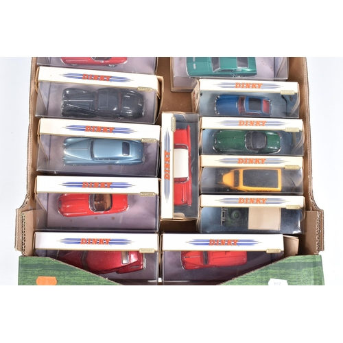 125 - A QUANTITY OF BOXED MATCHBOX 'THE DINKY COLLECTION' DIECAST VEHICLE MODELS, all models appear comple... 