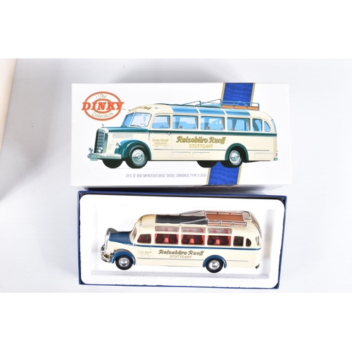 125 - A QUANTITY OF BOXED MATCHBOX 'THE DINKY COLLECTION' DIECAST VEHICLE MODELS, all models appear comple... 