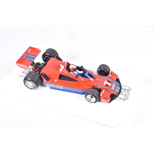 141 - A BOXED LIMITED EDITION MINICHAMPS 1:18 SCALE BRABHAM ALFA ROMEO BT45B J WATSON 1977 DIECAST MODEL V... 