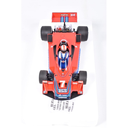 141 - A BOXED LIMITED EDITION MINICHAMPS 1:18 SCALE BRABHAM ALFA ROMEO BT45B J WATSON 1977 DIECAST MODEL V... 