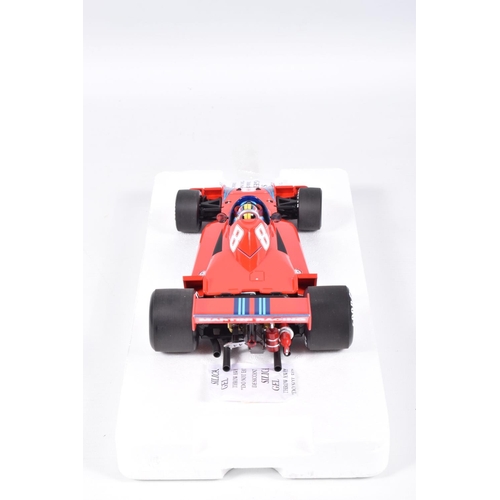 142 - A BOXED LIMITED EDITION MINICHAMPS 1:18 SCALE BRABHAM ALFA ROMEO BT45B C.PACE 1977 DIECAST MODEL VEH... 