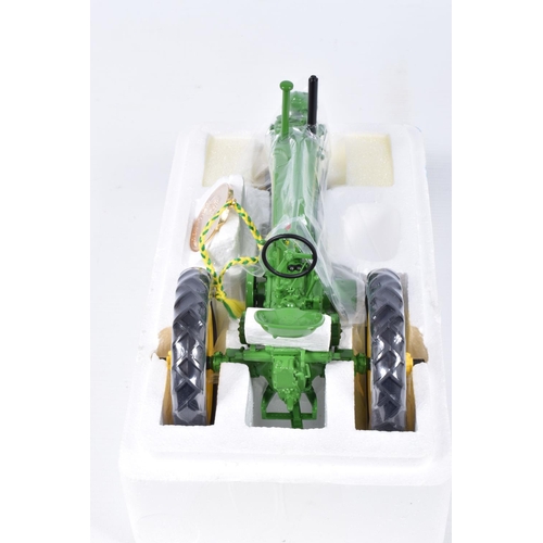 148 - TWO BOXED PRECISION CLASSICS JOHN DEERE 1:16 SCALE DIECAST MODEL TRACTORS, the first is 'The Unstyle... 