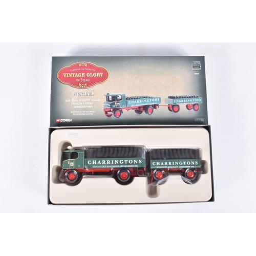 149 - FIVE BOXED CORGI CLASSICS VINTAGE GLORY OF STEAM 1:50 SCALE DIECAST MODELS, this first is a limited ... 