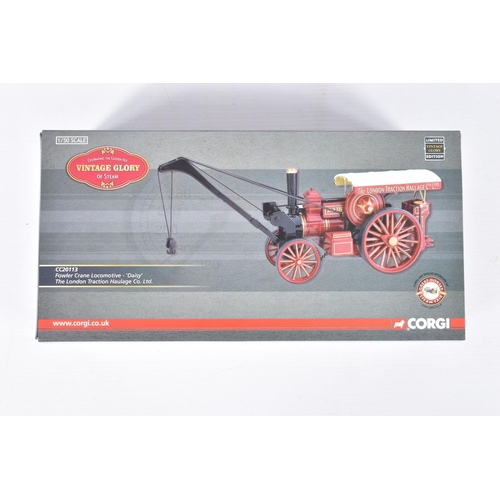 149 - FIVE BOXED CORGI CLASSICS VINTAGE GLORY OF STEAM 1:50 SCALE DIECAST MODELS, this first is a limited ... 