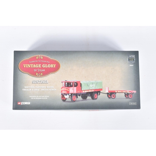 149 - FIVE BOXED CORGI CLASSICS VINTAGE GLORY OF STEAM 1:50 SCALE DIECAST MODELS, this first is a limited ... 