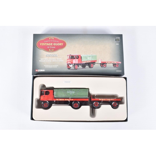 149 - FIVE BOXED CORGI CLASSICS VINTAGE GLORY OF STEAM 1:50 SCALE DIECAST MODELS, this first is a limited ... 