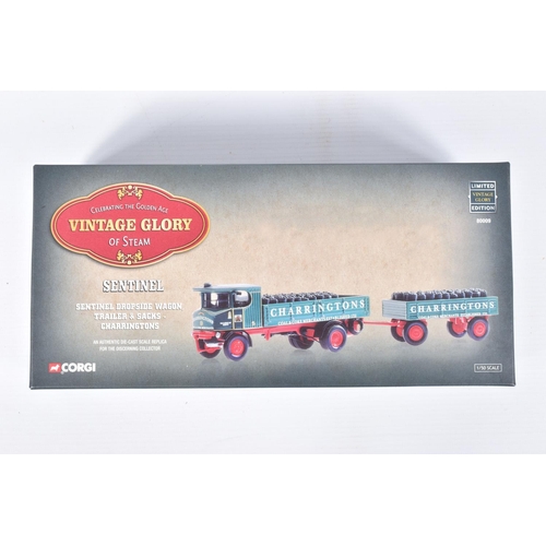 149 - FIVE BOXED CORGI CLASSICS VINTAGE GLORY OF STEAM 1:50 SCALE DIECAST MODELS, this first is a limited ... 