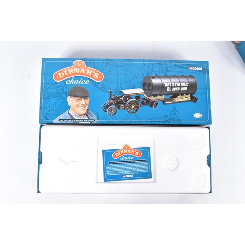 150 - FIVE BOXED CORGI LIMITED EDITION DIBNAH'S CHOICE 1:50 SCALE DIECAST MODELS, the first is a Fowler B6... 