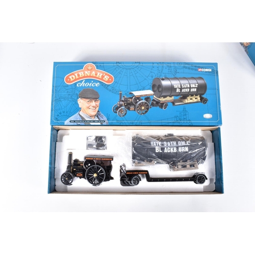 150 - FIVE BOXED CORGI LIMITED EDITION DIBNAH'S CHOICE 1:50 SCALE DIECAST MODELS, the first is a Fowler B6... 