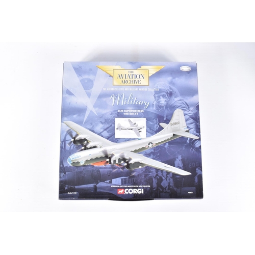 156 - SIX BOXED CORGI AVIATION ARCHIVE 1:144 SCALE DIECAST MODEL MILITARY AIRCRAFTS, to include three 1st ... 