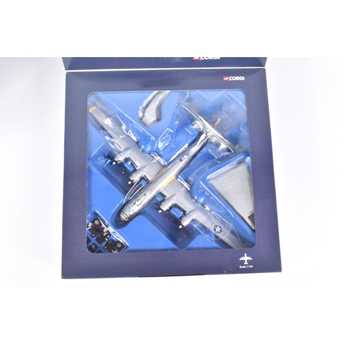 156 - SIX BOXED CORGI AVIATION ARCHIVE 1:144 SCALE DIECAST MODEL MILITARY AIRCRAFTS, to include three 1st ... 