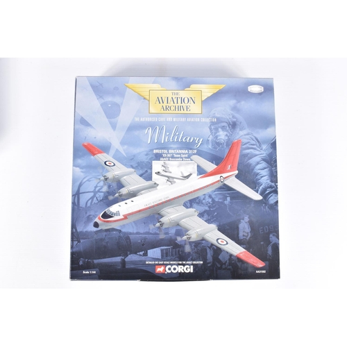 158 - SIX BOXED CORGI AVIATION ARCHIVE 1:144 SCALE DIECAST MODEL MILITARY AIRCRAFTS, the first and second ... 