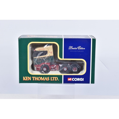 161 - FOUR BOXED CORGI LIMITED EDITION 1:50 SCALE DIECAST  HAULAGE VEHICLES, the first is a Ken Thomas Ltd... 