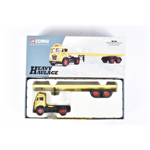 162 - SIX BOXED CORGI AND CORGI CLASSICS HEAVY HAULAGE DIECAST MODEL VEHICLES, the first is a Pickfords 2 ... 