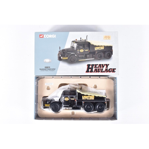 162 - SIX BOXED CORGI AND CORGI CLASSICS HEAVY HAULAGE DIECAST MODEL VEHICLES, the first is a Pickfords 2 ... 