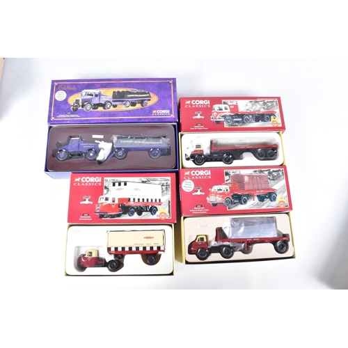 169 - THIRTEEN BOXED CORGI CLASSICS 1:50 SCALE DIECAST MODEL TRANSPORT AND COMMERCIAL VEHICLES, to include... 