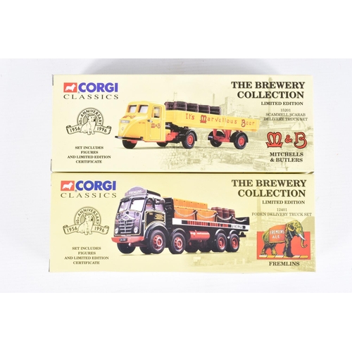 170 - ELEVEN BOXED CORGI CLASSICS DIECAST MODEL TRANSPORT AND HAULAGE VEHICLES, to include a 40th annivers... 