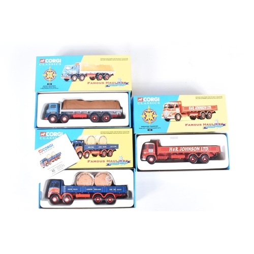 170 - ELEVEN BOXED CORGI CLASSICS DIECAST MODEL TRANSPORT AND HAULAGE VEHICLES, to include a 40th annivers... 