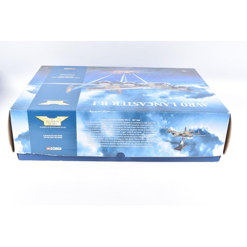 178 - TWO BOXED CORGI AVIATION ARCHIVE 1:72 SCALE DIECAST MODEL AIRCRAFTS, the first is a limited edition ... 