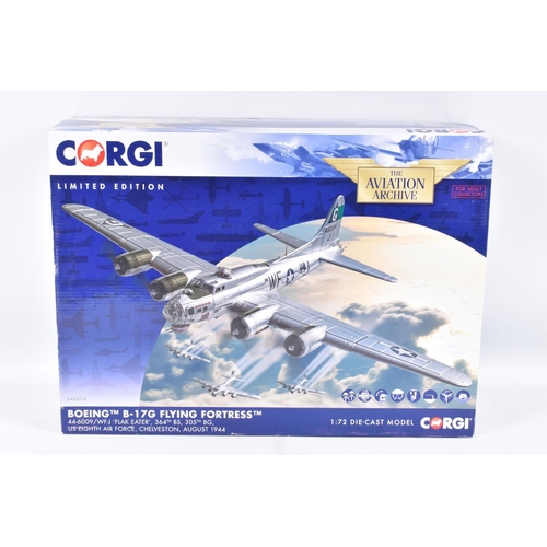 180 - A BOXED CORGI LIMITED EDITION AVIATION ARCHIVE 1:72 SCALE DIECAST BOEING B-17G FLYING FORTRESS DIECA... 