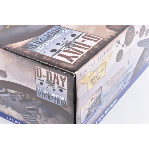 182 - A BOXED LIMITED EDITION CORGI AVIATION ARCHIVE 1:72 SCALE D-DAY 75TH ANNIVERSARY 1944-2019 DOUGLAS C... 