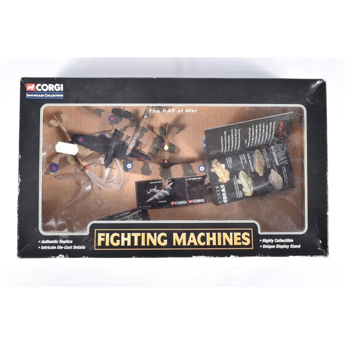 187 - A BOXED CORGI CLASSICS SHOWCASE COLLECTION FIGHTING MACHINES 'THE R.A.F. AT WAR' SET, No.CSFS08004, ... 