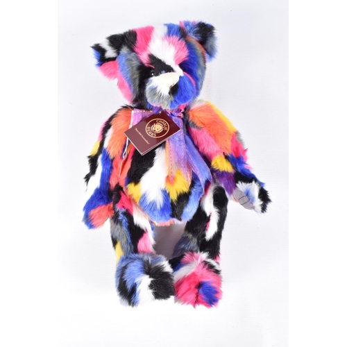 209 - TWO UNBOXED CHARLIE BEARS KALEIDOSCOPE PLUSH BEARS, No.CB217020O, both appear complete and in very g... 