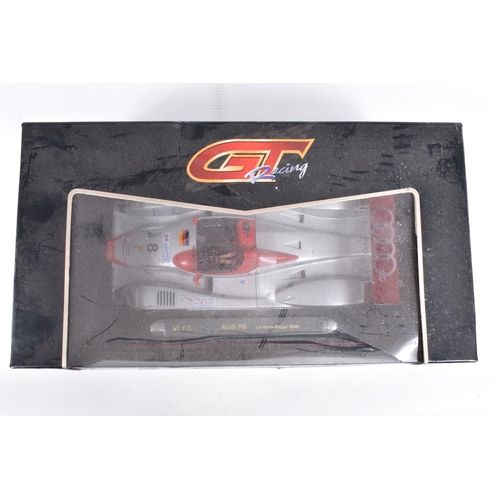 223 - FIVE BOXED DIECAST MODEL VEHICLES, to include a Maisto Supercar collection Mclaren F1 Road car, silv... 