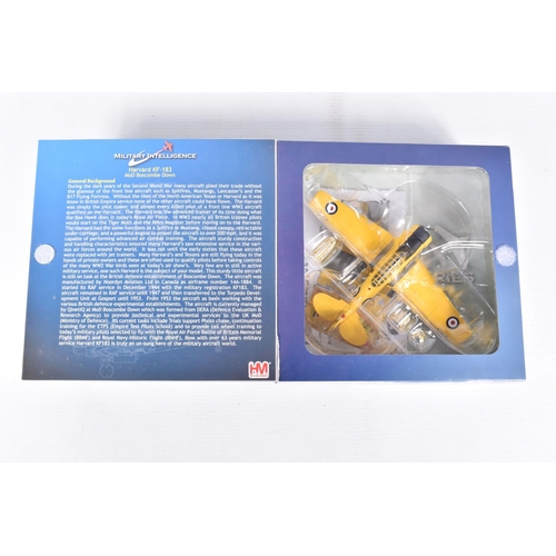 226 - SEVEN BOXED HOBBY MASTER AIR POWER SERIES DIECAST MODEL AIRCRAFTS, to include a 1:72 scale Aircobra ... 