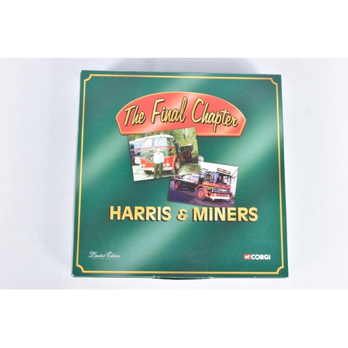 227 - FOUR BOXED CORGI CLASSICS HAULAGE SETS, 1/50 scale, 'The Final Chapter' Harris & Miners, No.CC99131,... 