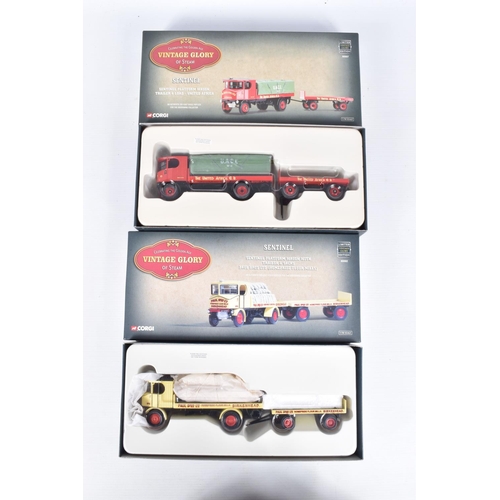 229 - A COLLECTION OF BOXED CORGI CLASSICS 'VINTAGE GLORY OF STEAM' MODELS, all are models of Foden or Sen... 