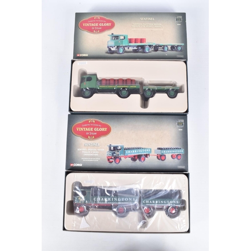 229 - A COLLECTION OF BOXED CORGI CLASSICS 'VINTAGE GLORY OF STEAM' MODELS, all are models of Foden or Sen... 