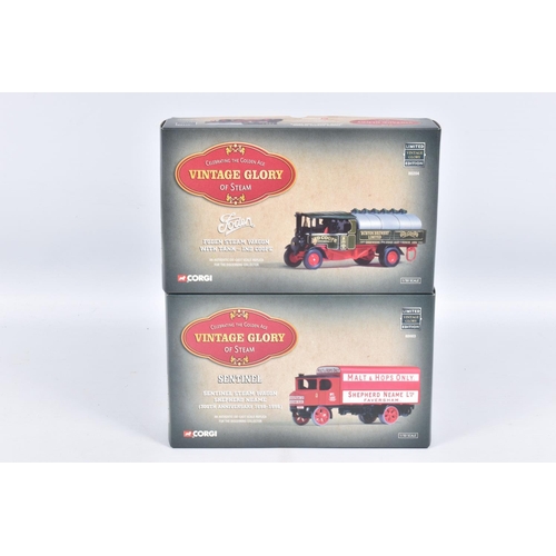 229 - A COLLECTION OF BOXED CORGI CLASSICS 'VINTAGE GLORY OF STEAM' MODELS, all are models of Foden or Sen... 