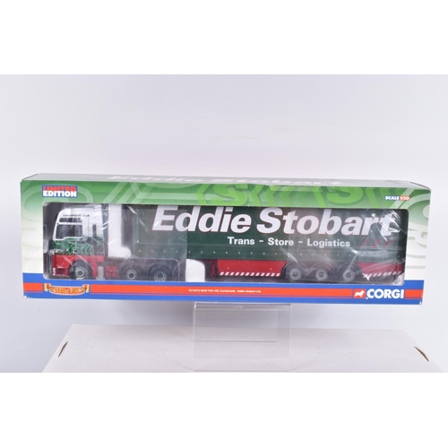 230 - THREE BOXED CORGI CLASSICS MODERN TRUCKS SERIES DIECAST VEHICLES, 1/50 scale, E.R.F. EC with box tra... 