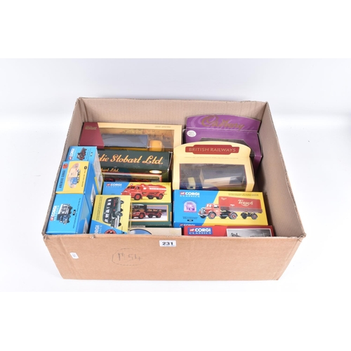 231 - A QUANTITY OF BOXED CORGI CLASSICS LORRY/TRUCK MODELS, to include French Collection Heritage Saviem ... 