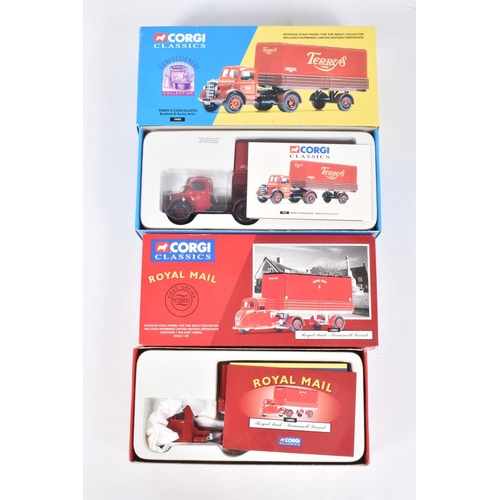 231 - A QUANTITY OF BOXED CORGI CLASSICS LORRY/TRUCK MODELS, to include French Collection Heritage Saviem ... 