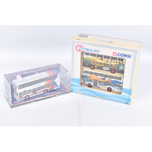 234 - FOUR BOXED CORGI ORIGINAL OMNIBUS COMPANY BUS AND COACH SETS, The Solent Bus Set, No.OM99166, Metrob... 