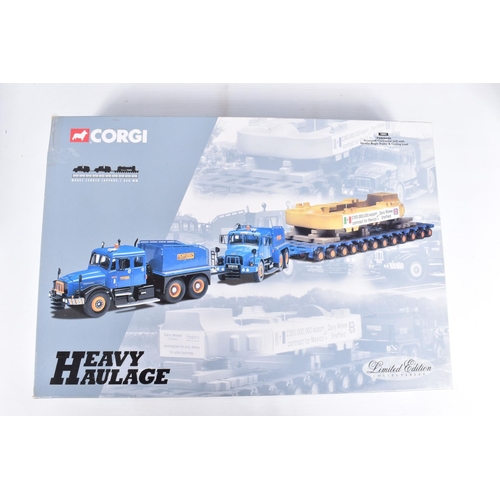 235 - A BOXED LIMITED EDITION CORGI HAULIERS OF RENOWN SCOTLAND HAIG TRANSPORT 1:50 SCALE MODEL SET, numbe... 