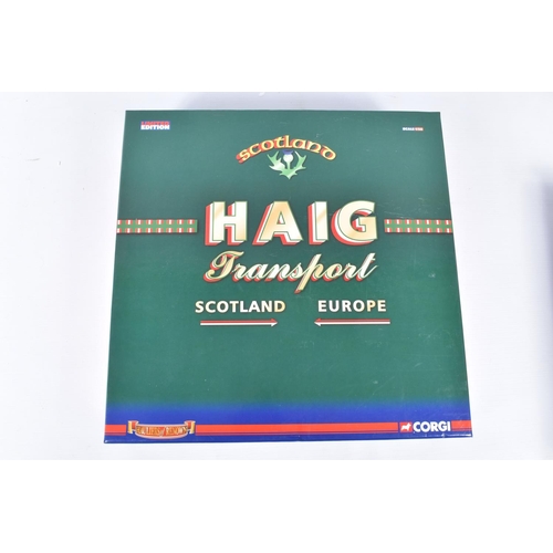 235 - A BOXED LIMITED EDITION CORGI HAULIERS OF RENOWN SCOTLAND HAIG TRANSPORT 1:50 SCALE MODEL SET, numbe... 