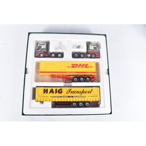 235 - A BOXED LIMITED EDITION CORGI HAULIERS OF RENOWN SCOTLAND HAIG TRANSPORT 1:50 SCALE MODEL SET, numbe... 