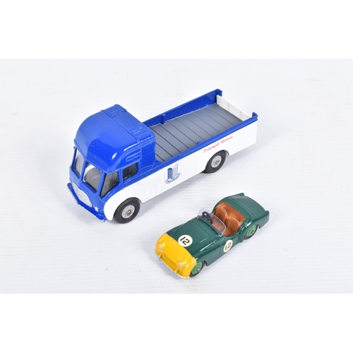 238 - A COLLECTION OF REPAINTED, RESTORED AND MODIFIED DINKY AND CORGI TOY VEHICLES, all have been painted... 