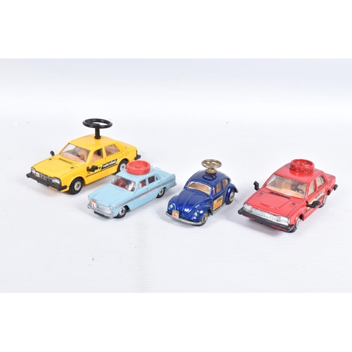 240 - A QUANTITY OF UNBOXED AND ASSORTED CORGI AND DINKY TOYS DRIVING SCHOOL AND ROAD SERVICE VEHICLES, to... 