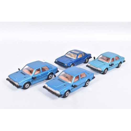 241 - A COLLECTION OF UNBOXED CORGI TOYS TRIUMPH ACCLAIM AND HONDA PRELUDE CARS AND ASSORTED CARAVANS, Tri... 