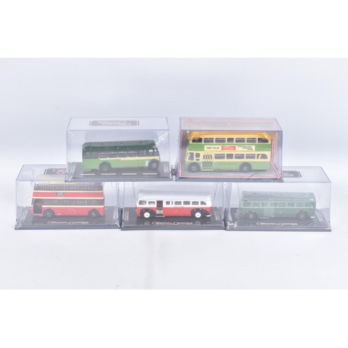 243 - A QUANTITY OF BOXED CORGI ORIGINAL OMNIBUS COMPANY BUS MODELS, assorted fleets from across Britain a... 