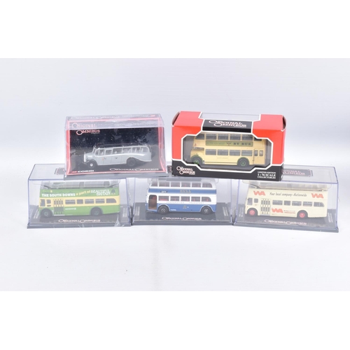 243 - A QUANTITY OF BOXED CORGI ORIGINAL OMNIBUS COMPANY BUS MODELS, assorted fleets from across Britain a... 