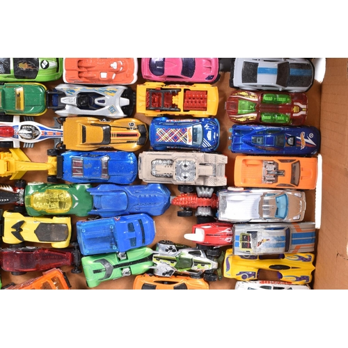 244 - A QUANTITY OF UNBOXED AND ASSORTED MODERN DIECAST AND PLASTIC VEHICLES, to include Norscott Caterpil... 