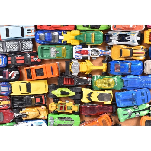 244 - A QUANTITY OF UNBOXED AND ASSORTED MODERN DIECAST AND PLASTIC VEHICLES, to include Norscott Caterpil... 